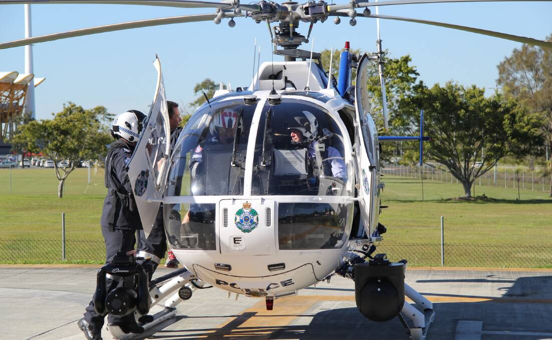 FLYING: PolAir to stay in Logan Police District. Photo: QPS